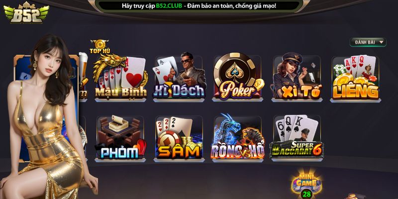 Đắm Mình Trong Thế Giới Game Bài Đỉnh Cao B52Club