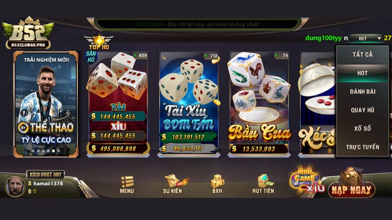 Cổng game B52club đã có từ năm 2016 và gây được cơn sốt lớn Cổng game B52club đã có từ năm 2016 và gây được cơn sốt lớn