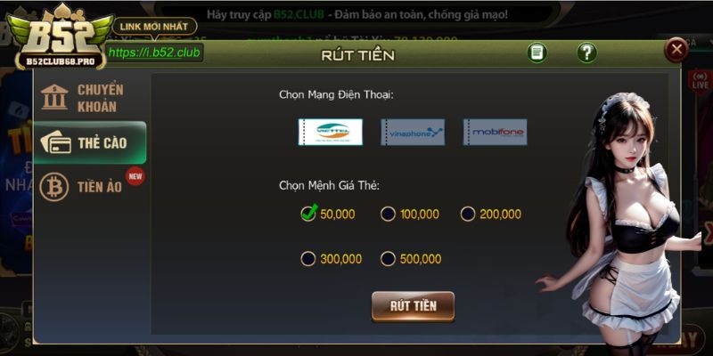 Chuyển đổi tiền thành thẻ cào cực nhanh Chuyển đổi tiền thành thẻ cào cực nhanh